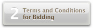Terms and Conditions for Bidding