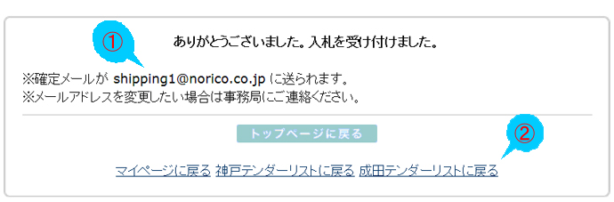 入札画面
